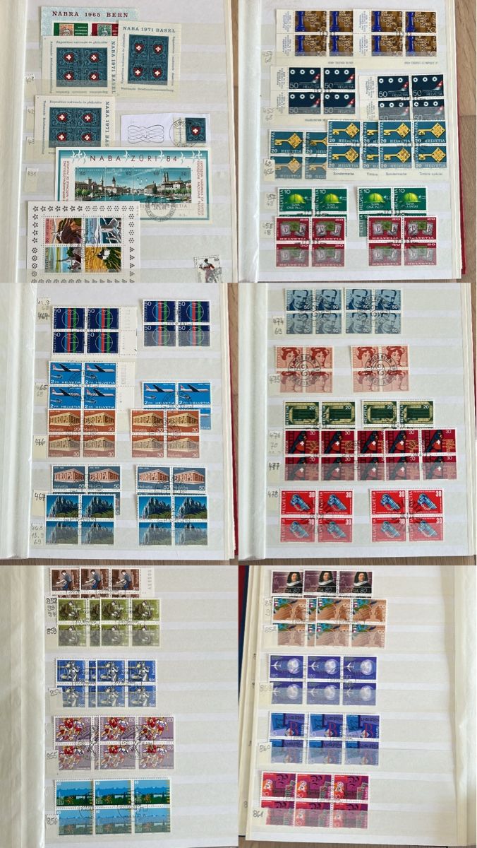 Tous les timbres: Grosser Posten Schweizer Briefmarken  – D'occasion à Braunau par Desil2511 5