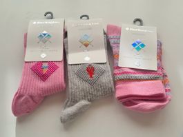 Burlington Socken Dame, 5 Paar, Gr 35-38, Neu mit Etikett