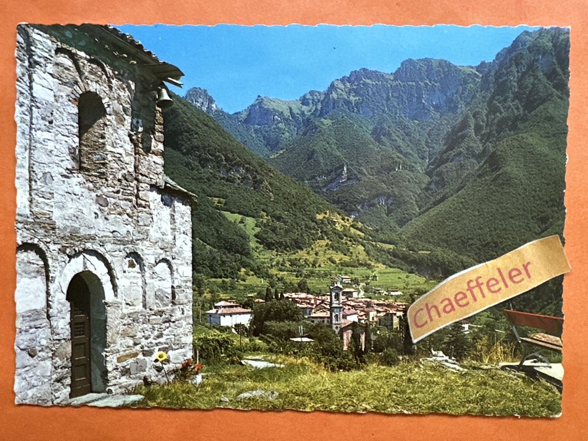 Ansichtskarten: 1969  6849 Rovio, Ticino – Gebraucht aus Zürich von Chaeffeler