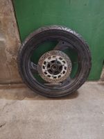 train avant TDR 125 (fourche + frein + roue)