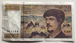 Frankreich 20 Francs 1992