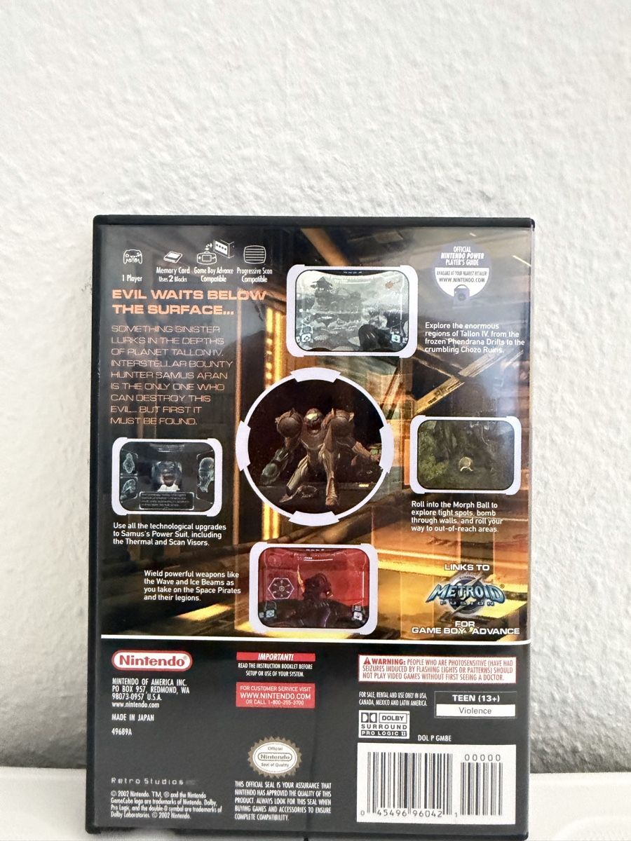 Nintendo Spiele: Gamecube - Metroid Prime (CIB) NTSC-Version – Gebraucht aus Basel von Memory_Card_Zone 1