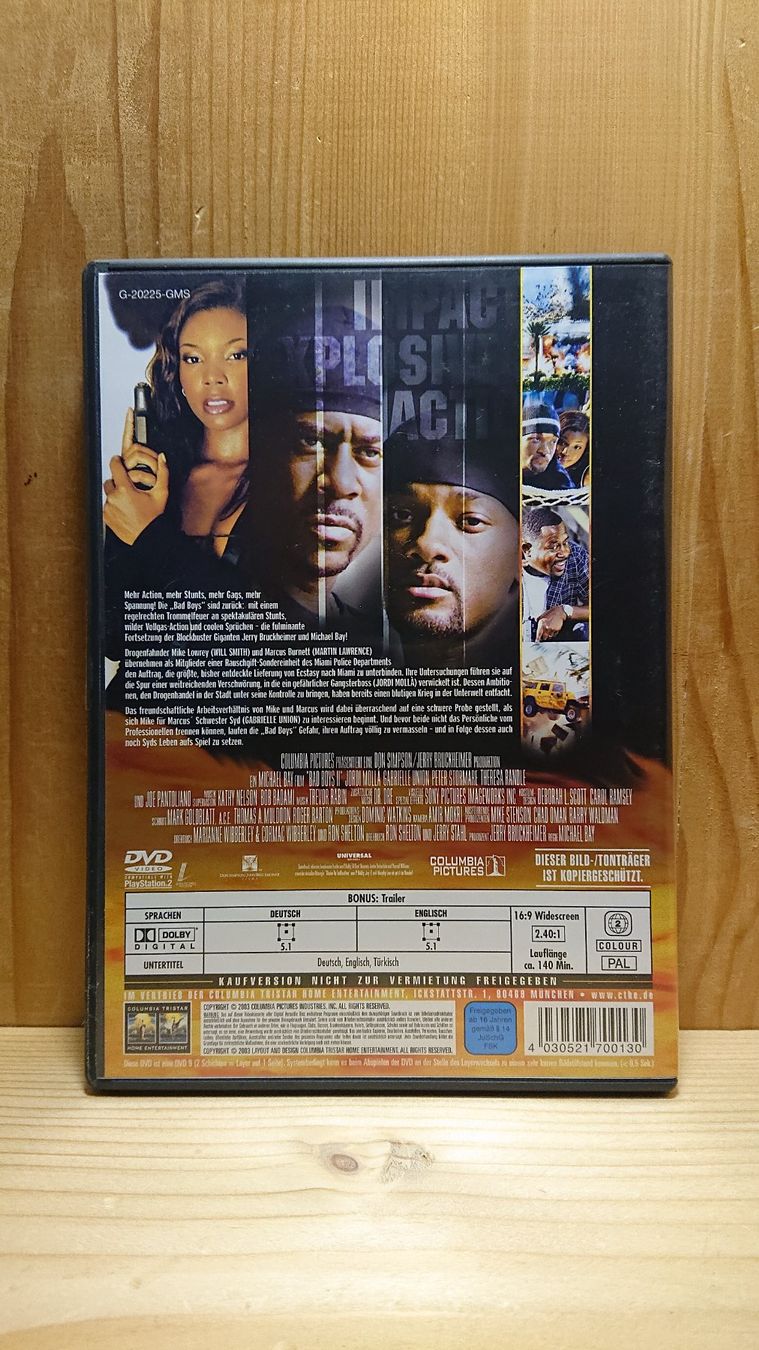 Tutti i DVDs: BAD BOYS 1 und 2 auf DVD – Usato da Wilderswil venduto da Exebub 4