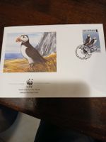 Île de Man - Premier jour émission WWF Macareux 13p neuf