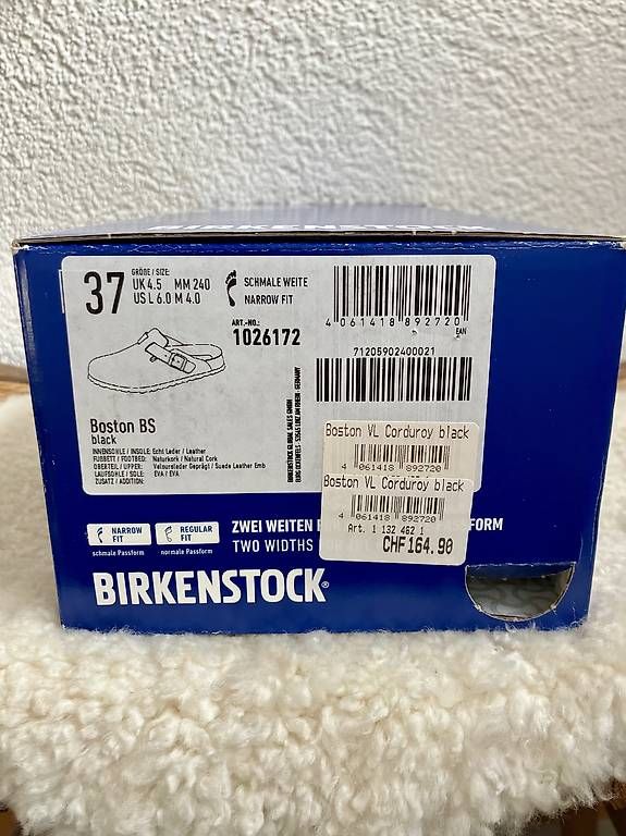 Birkenstock Scarpe da donna: Boston Birkenstock schwarz 37 – Nuovo e nell'imballaggio originale da Bern venduto da allerlei09 2