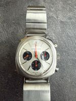 Montre chronographe Chrono Swiss acier bon état