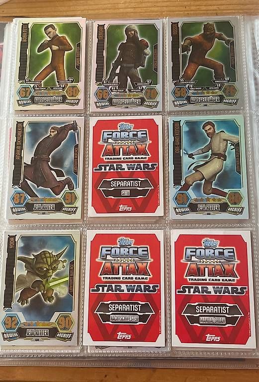 Carte collezionabili: Star Wars Force Attax Sammlung Serie 1-4, +LE-Karten – Usato da Moosseedorf venduto da mbr_bd8h 2