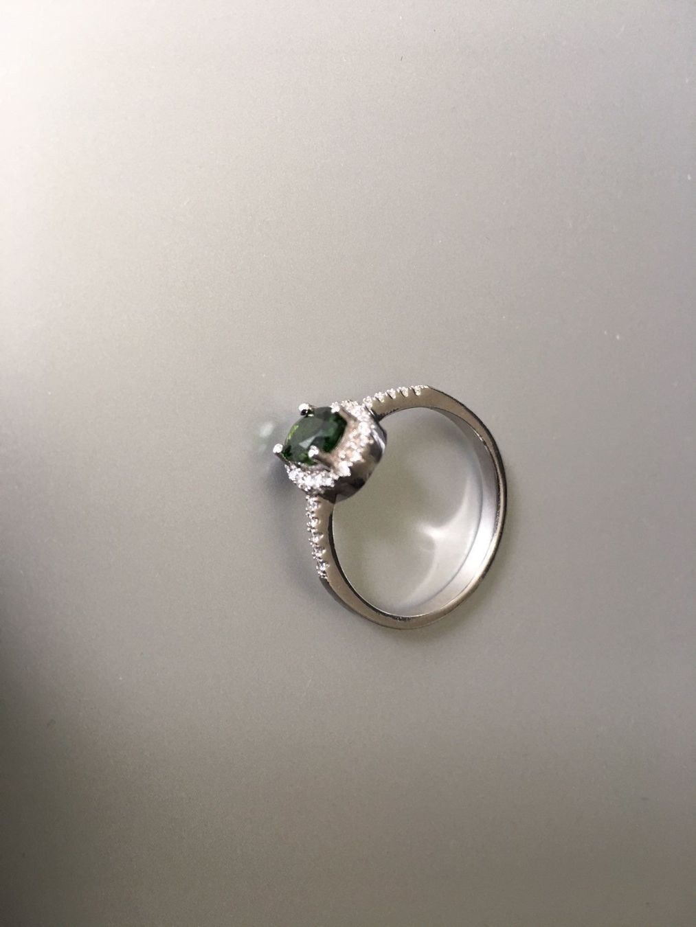 Anelli: Cromium Diopside Silber Ring – Nuovo e nell'imballaggio originale da Oberentfelden venduto da Judyku 2