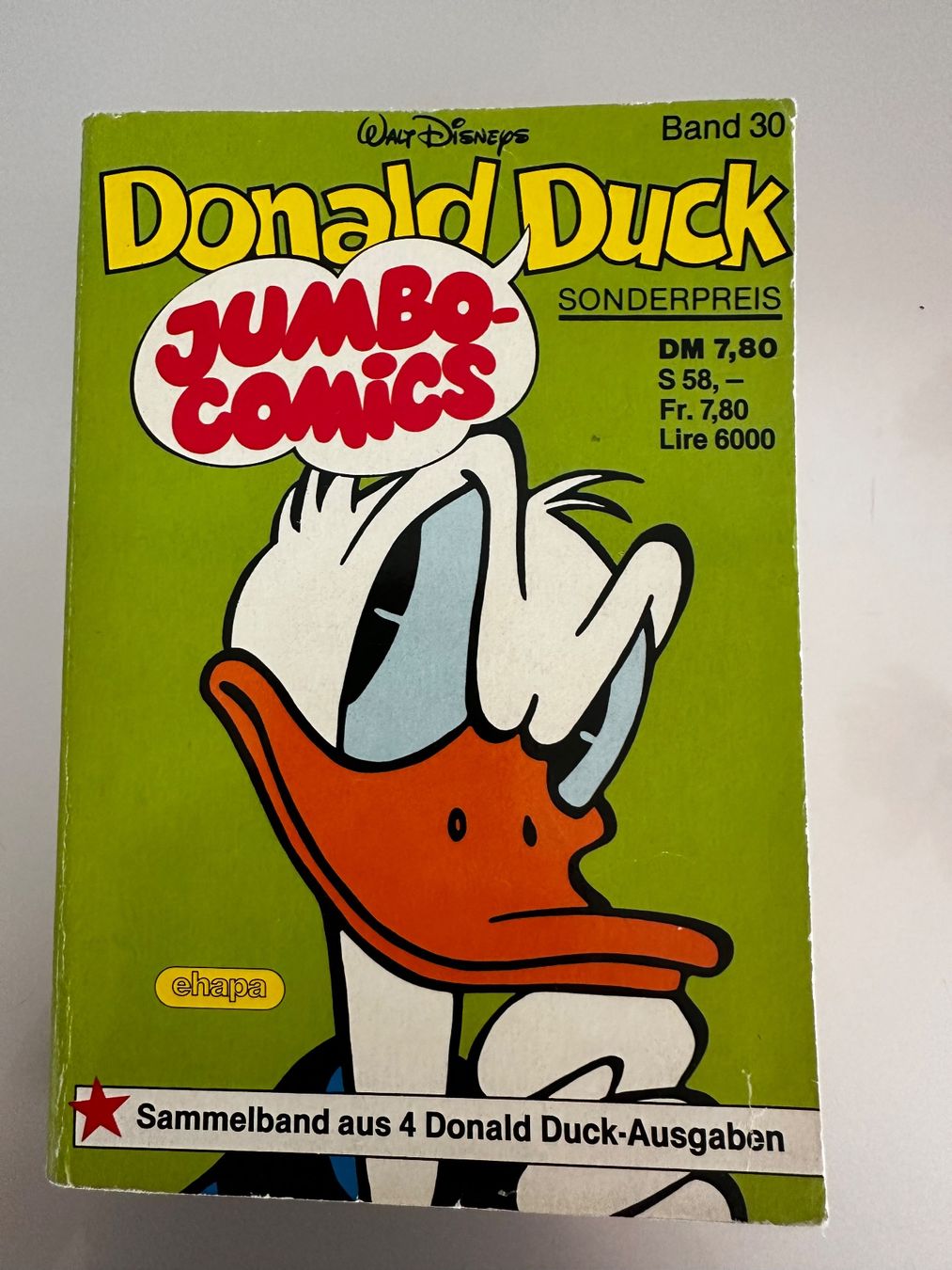 Fumetti: Donald Duck Jumbo Comics Band 30 – Usato da Zürich venduto da karsumpel11