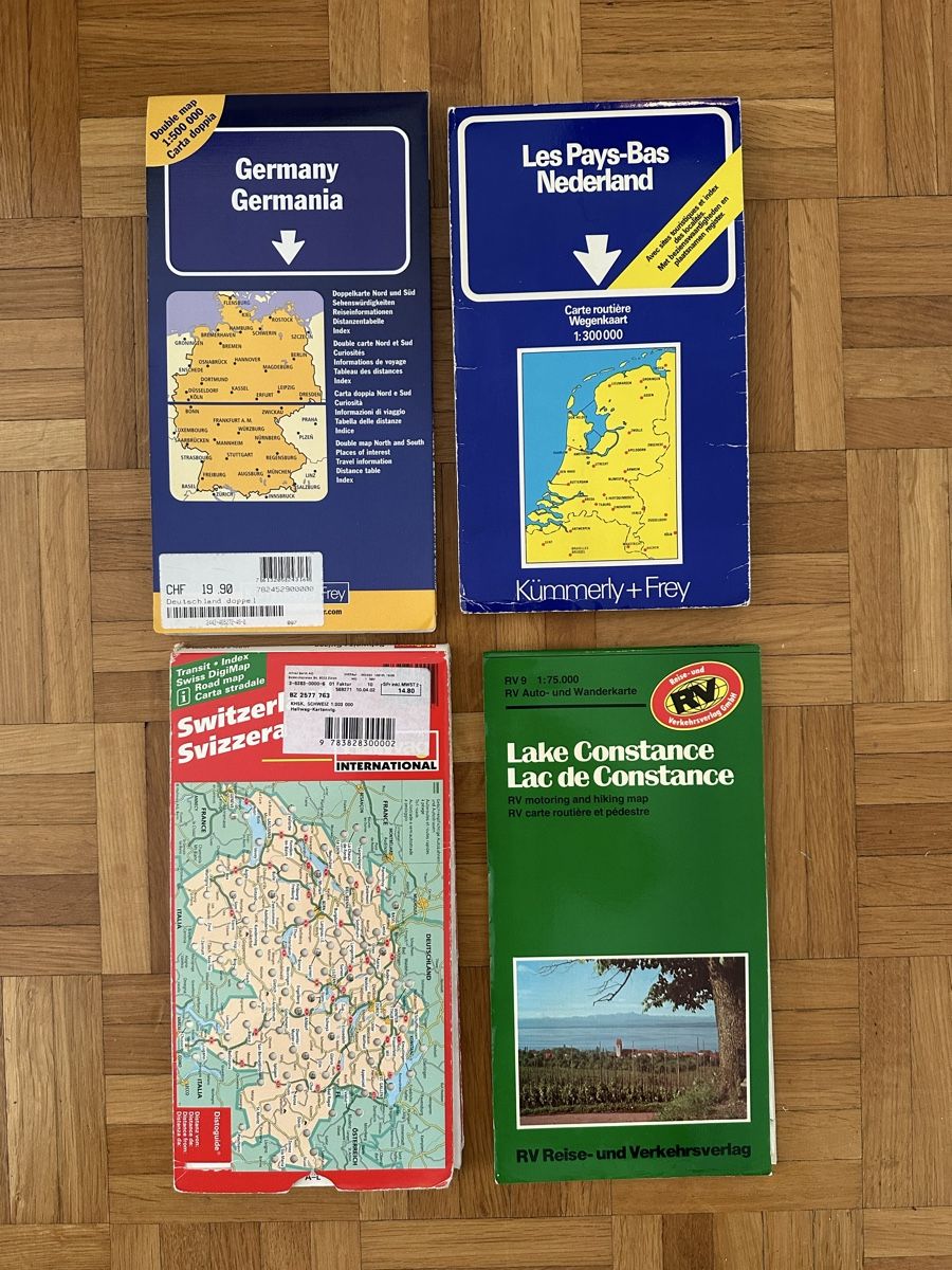Cartine & Atlanti: Diverse Landkarten Sammlung - Deutschland, Schweiz, Bodensee – Usato da Wettingen venduto da chatzegras 1