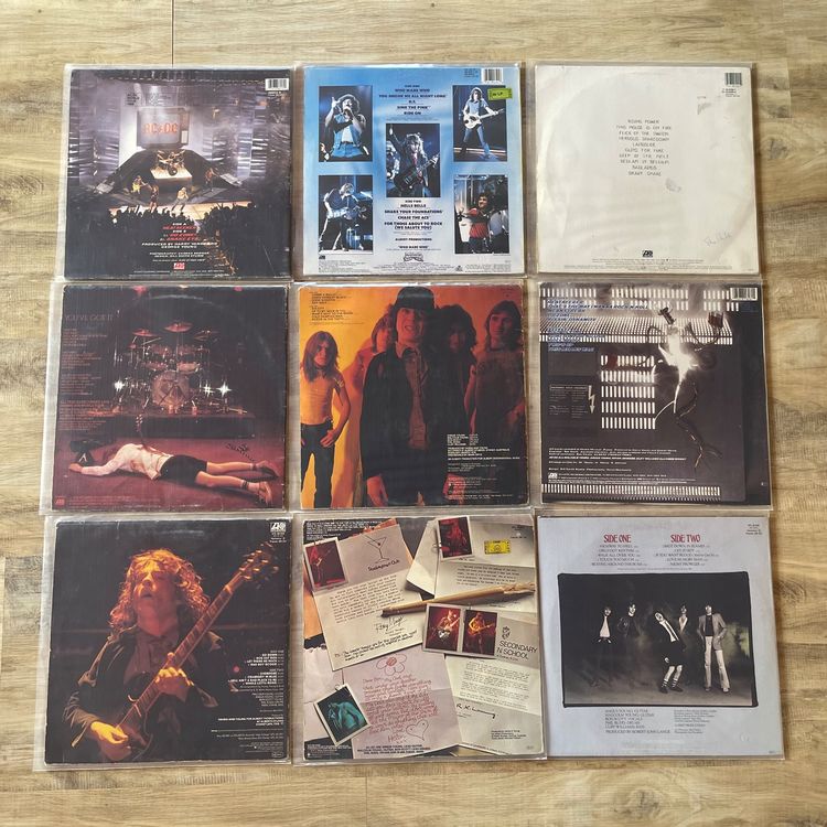 Vinyl Schallplatten Sammlung AC DC Hard Rock (Gebraucht) in Buchberg ...