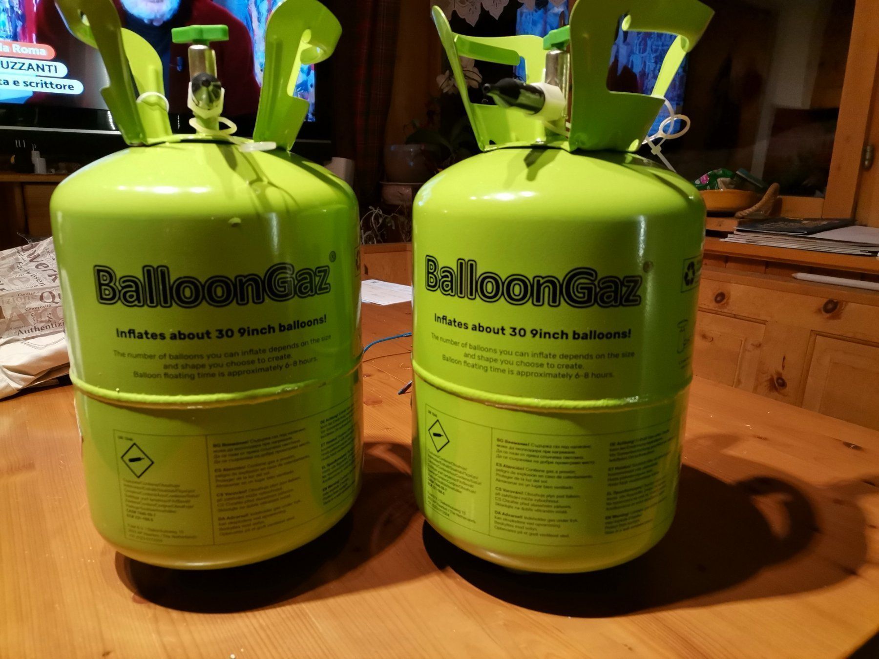 Bombole da sub: Bombola gas elio per palloncini – Usato da La Punt Chamues-ch venduto da geo1968