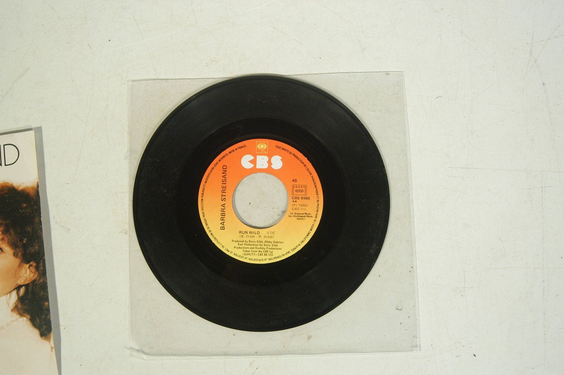 Schallplatten: Single Barbara Streisand mit Unterschriften – Gebraucht aus Herisau von Wisen 5