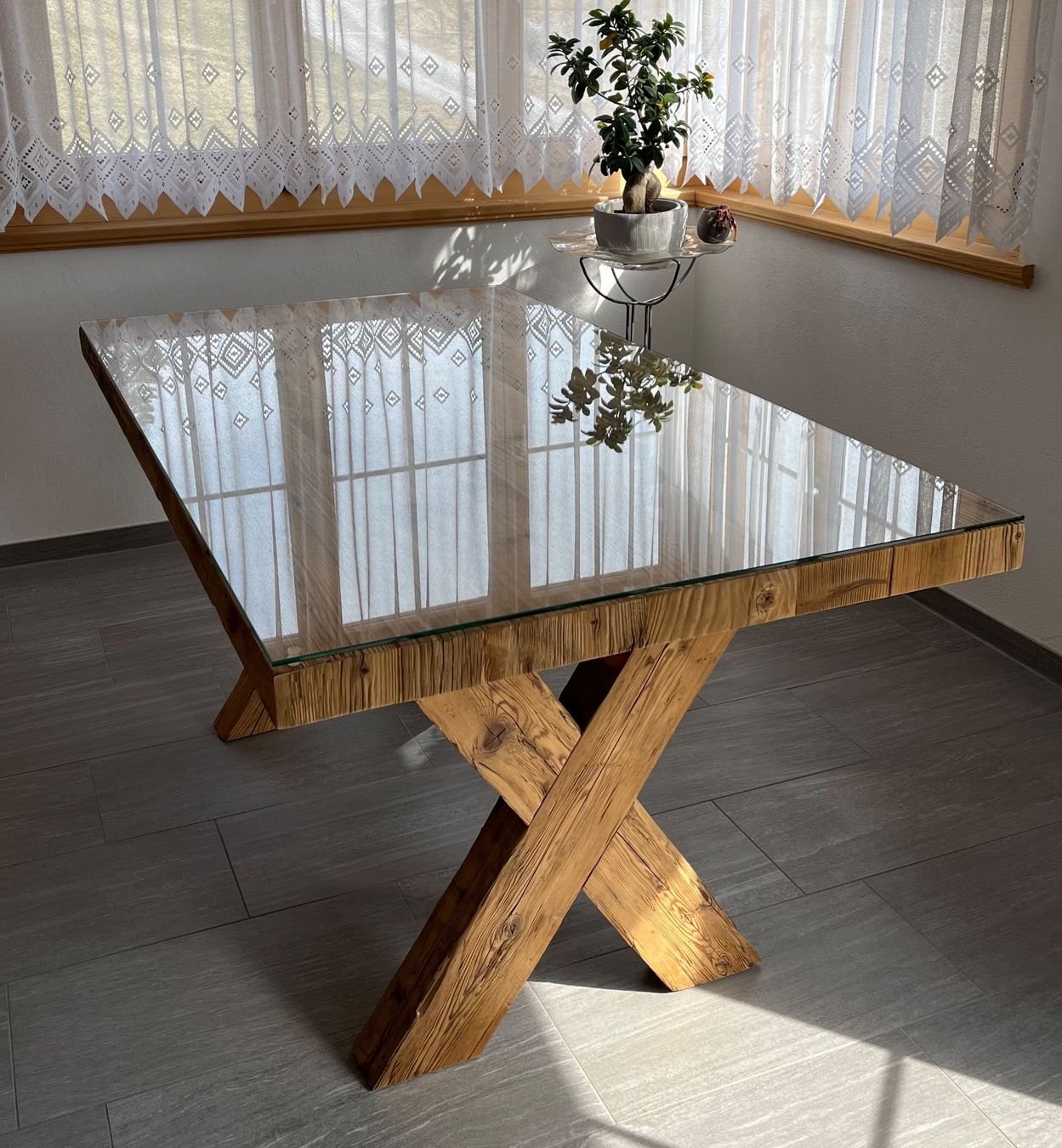 Tavoli: Esstisch mit Glasplatte Top Zustand! – Usato da Schmitten/Albula venduto da cobraz07 2