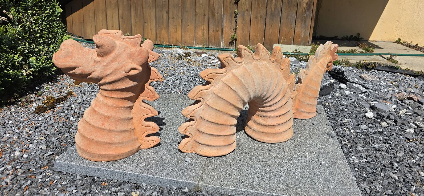 Tutte le decorazioni: Drachenfigur Garten Deko Terrakotta – Usato da Waltenschwil venduto da riggeli61