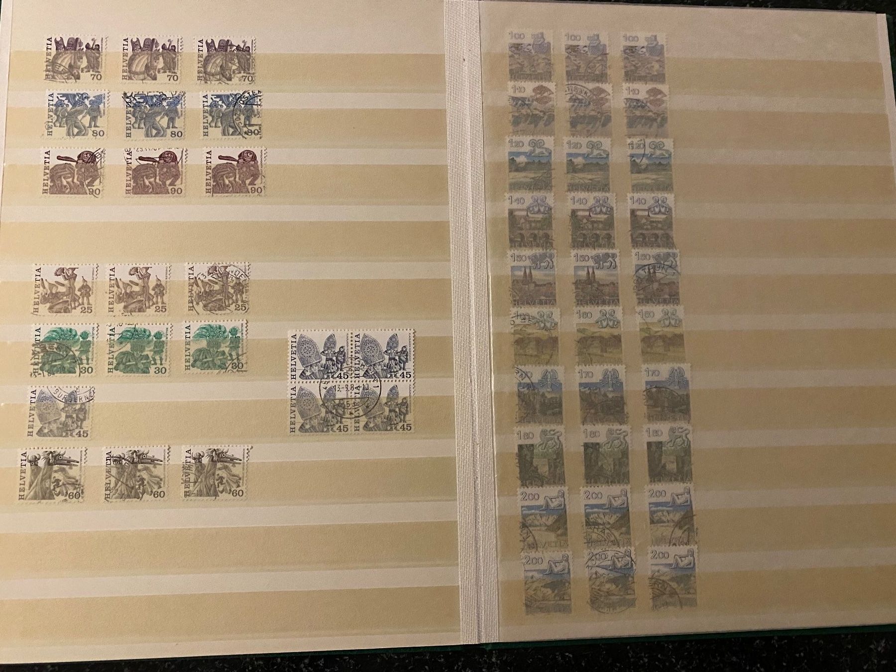 Tutti i francobolli: Briefmarken Album Schweiz – Usato da Bätterkinden venduto da Albera 5