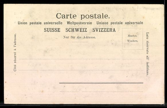 Cartes postales: AK Biglen, Ortsansicht mit Kirche – D'occasion à Berlin par bartko-reher 1