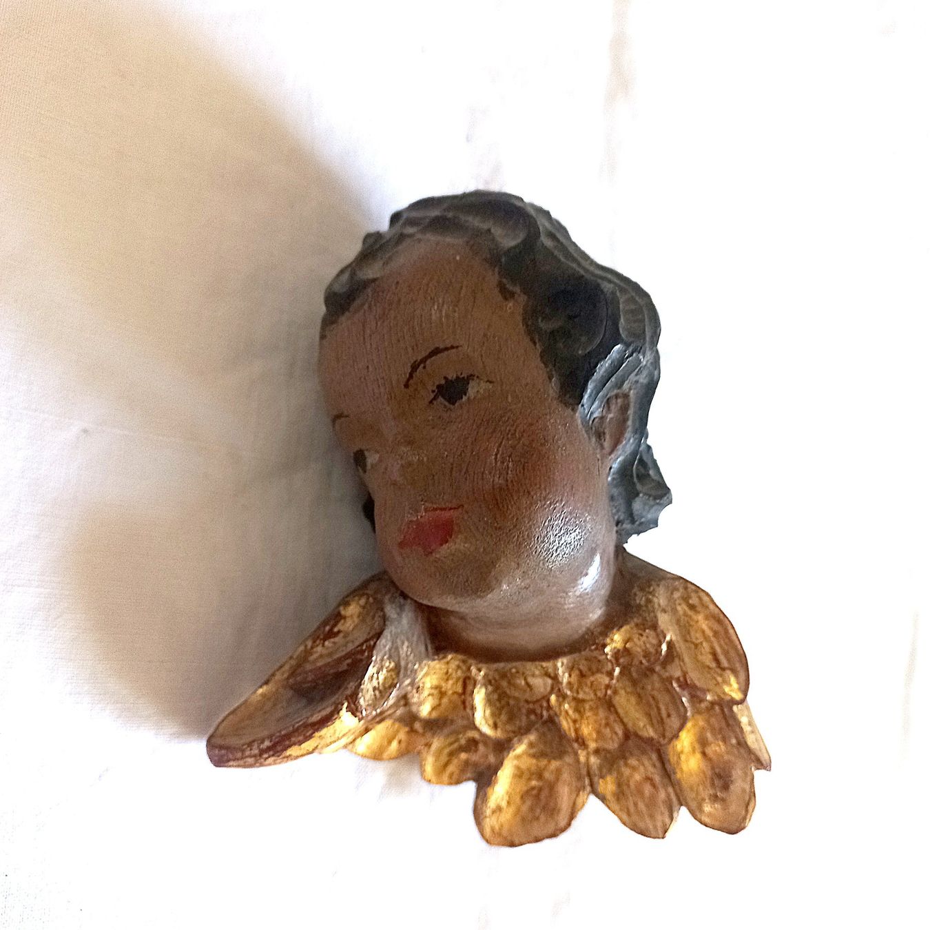 Statuette: Engel-Putten Paar Holz – Usato da Baar venduto da 2cvbaar 3
