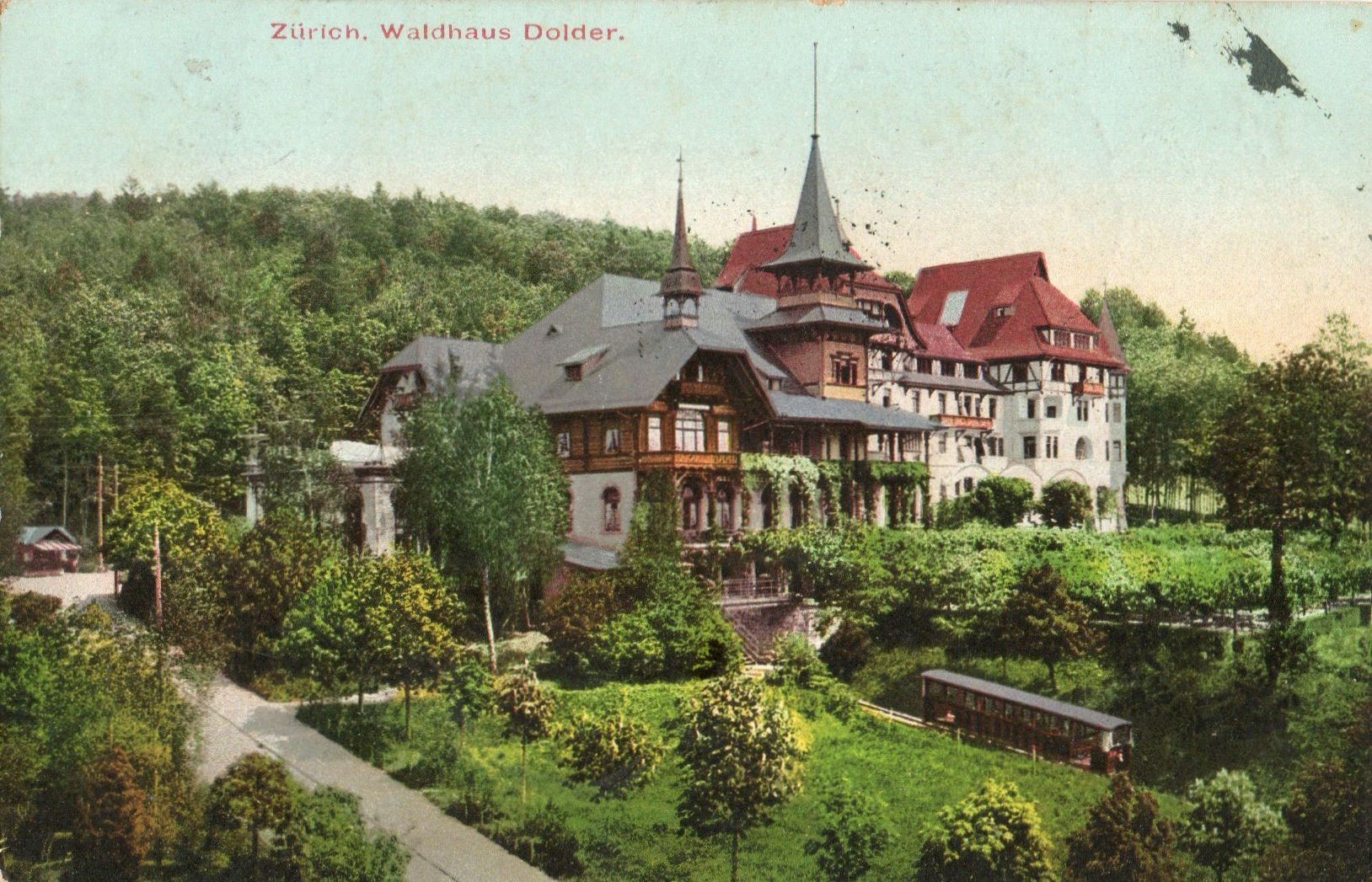 Cartoline postali: Zürich - Waldhaus Dolder – Usato da Melano venduto da pisonsdro