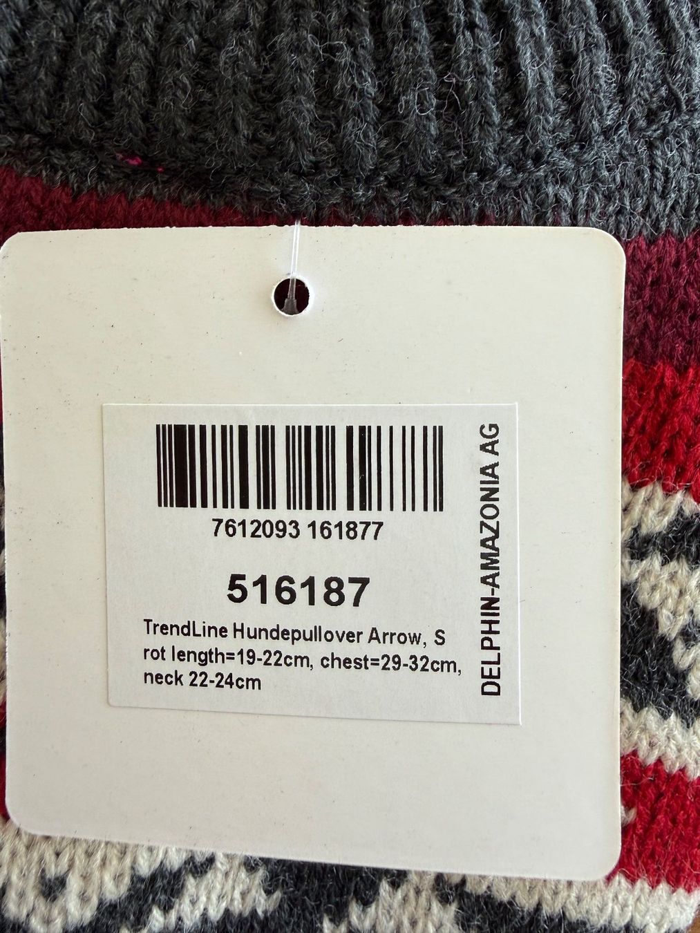 Abbigliamento: Winterlicher Hundepullover Grösse S - Neu mit Etikett – Nuovo e nell'imballaggio originale da Wilen b. Wollerau venduto da rosmarin13 3