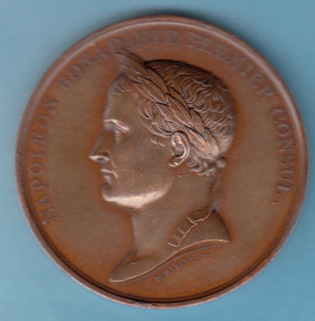 Medaillen: Frankreich -- Napoleon Bonaparte 1802 – Gebraucht aus Gossau SG von Gallus00 1
