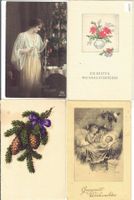 4 AK - Frohe Weihnachten - Heureux Noel