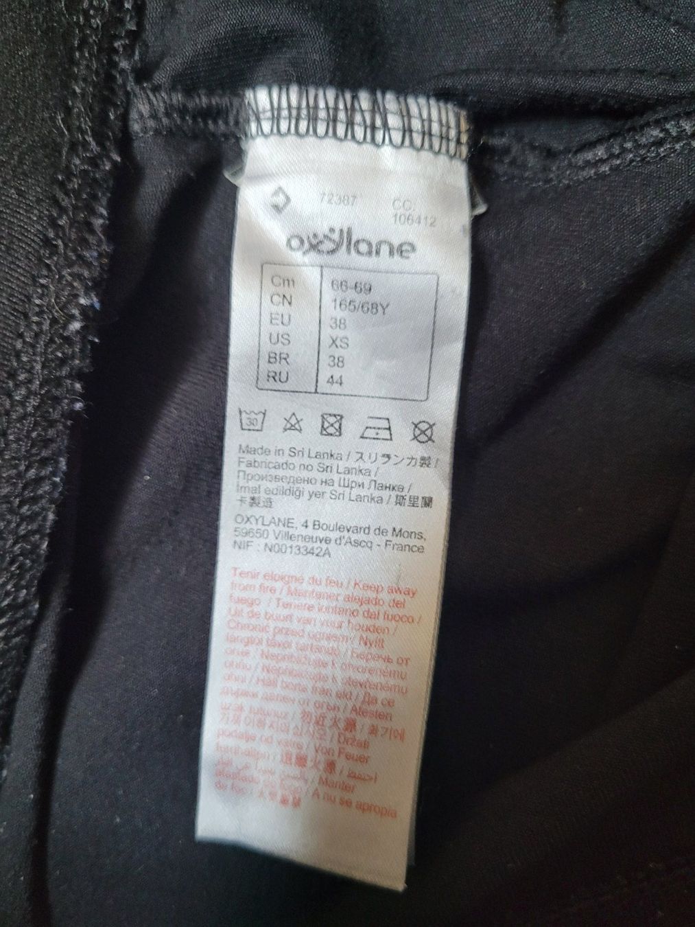 Leggings: Trainingshosen Grösse 38, Marke Oxylane – Gebraucht aus Aeugst am Albis von Slniecko 4