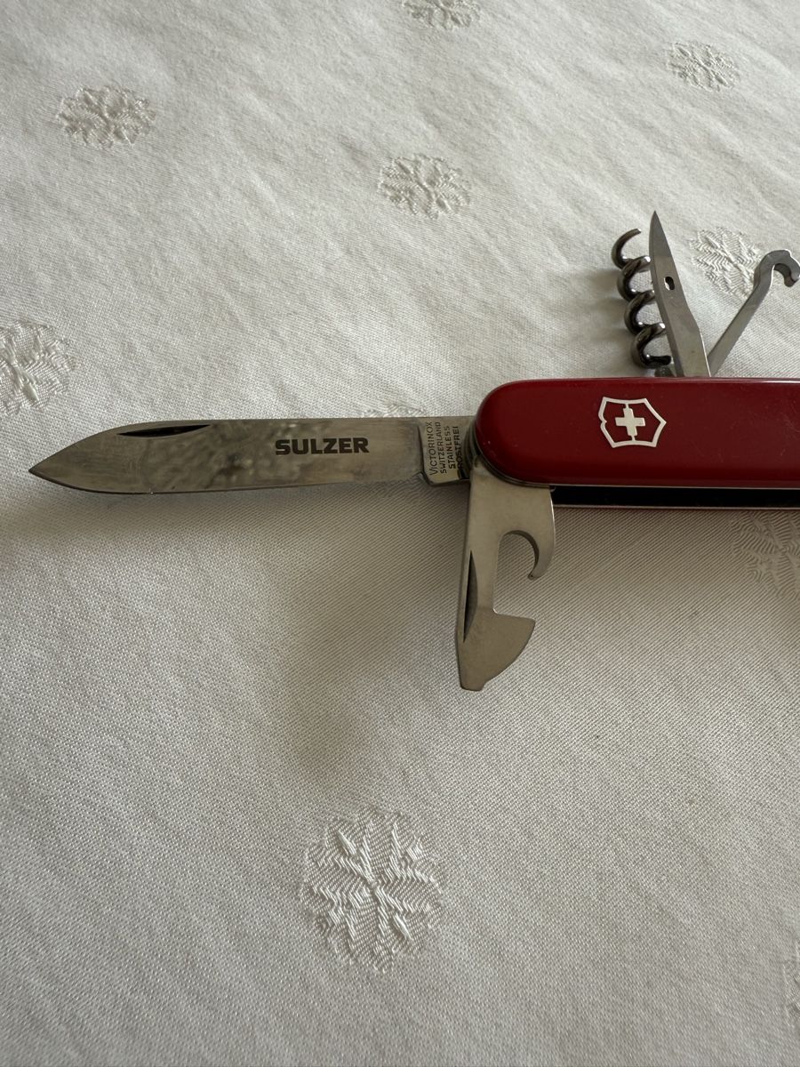 Victorinox Taschenmesser: Victorinox Sackmesser mit Webung Sulzer – Gebraucht aus Uster von Schangnau87 4