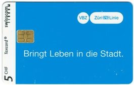 Taxcard Chip-1989 VBZ 2. Serie 5 Fr