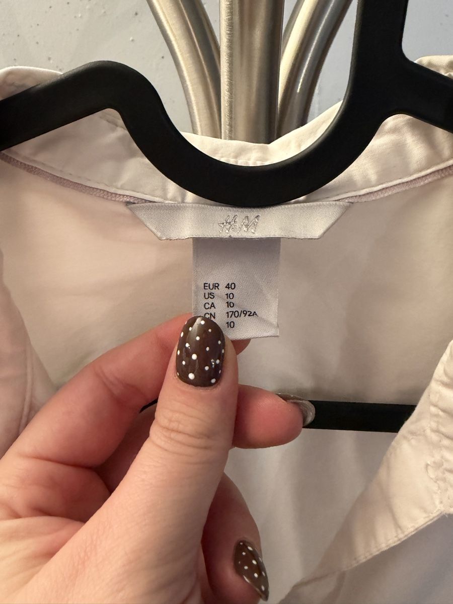 H&M Camicette: Weisse H&M Bluse Grösse 40  – Usato da Büsserach venduto da SalebyGianni 1