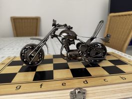 Vintage metal motorcycle