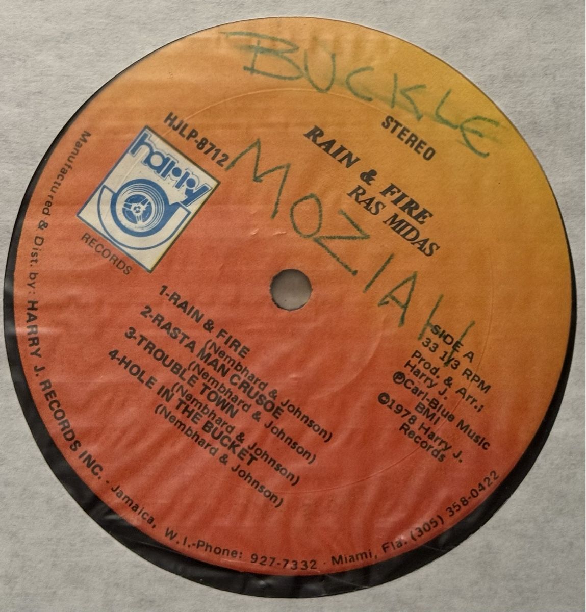 Dischi in vinile: Ras Midas * Rain & Fire (LP) – Usato da Wettswil venduto da osoma99 3