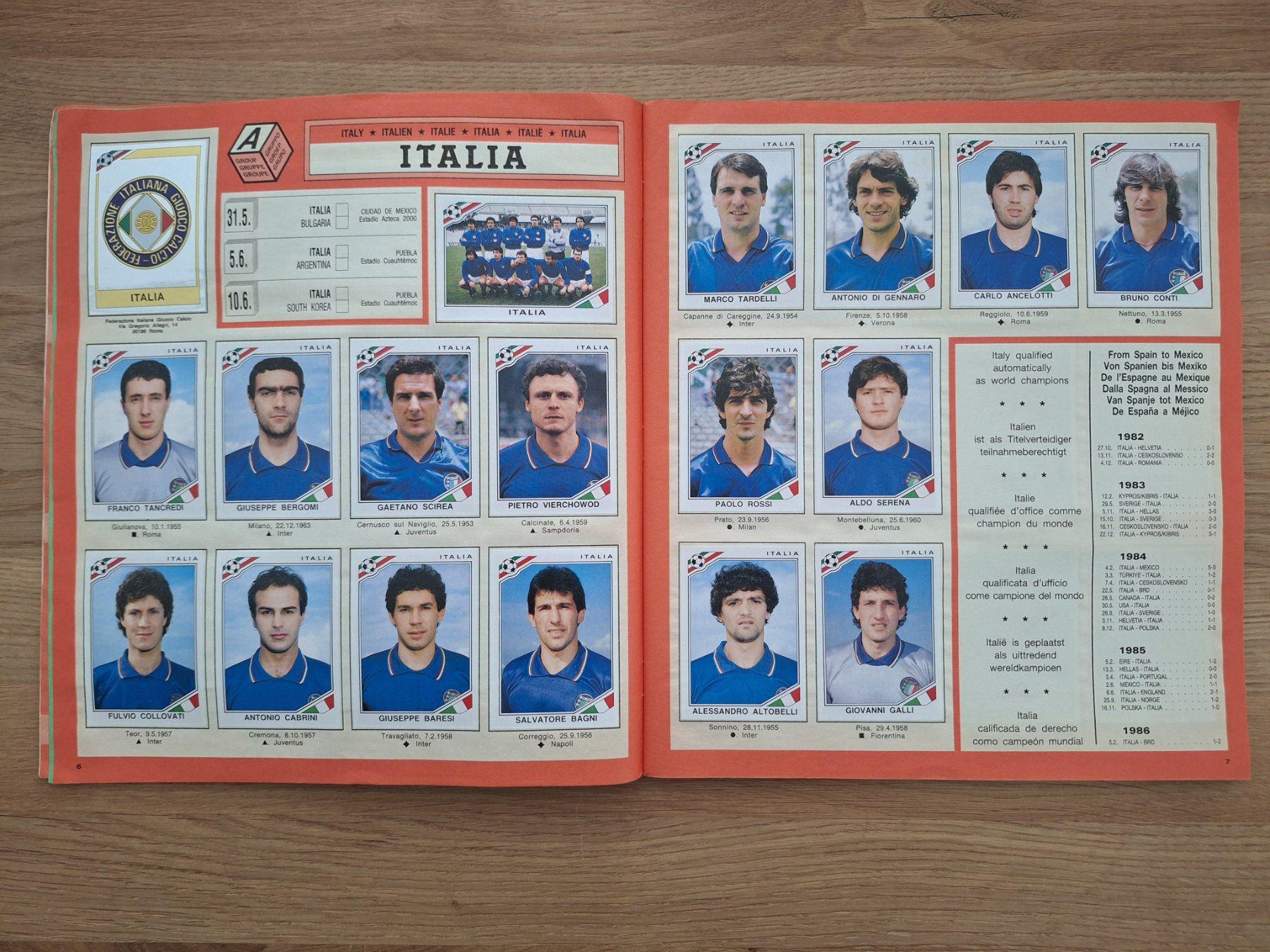 Panini Alben: PANINI WORLD CUP 1986 – Gebraucht aus St. Gallen von Matrix023 2