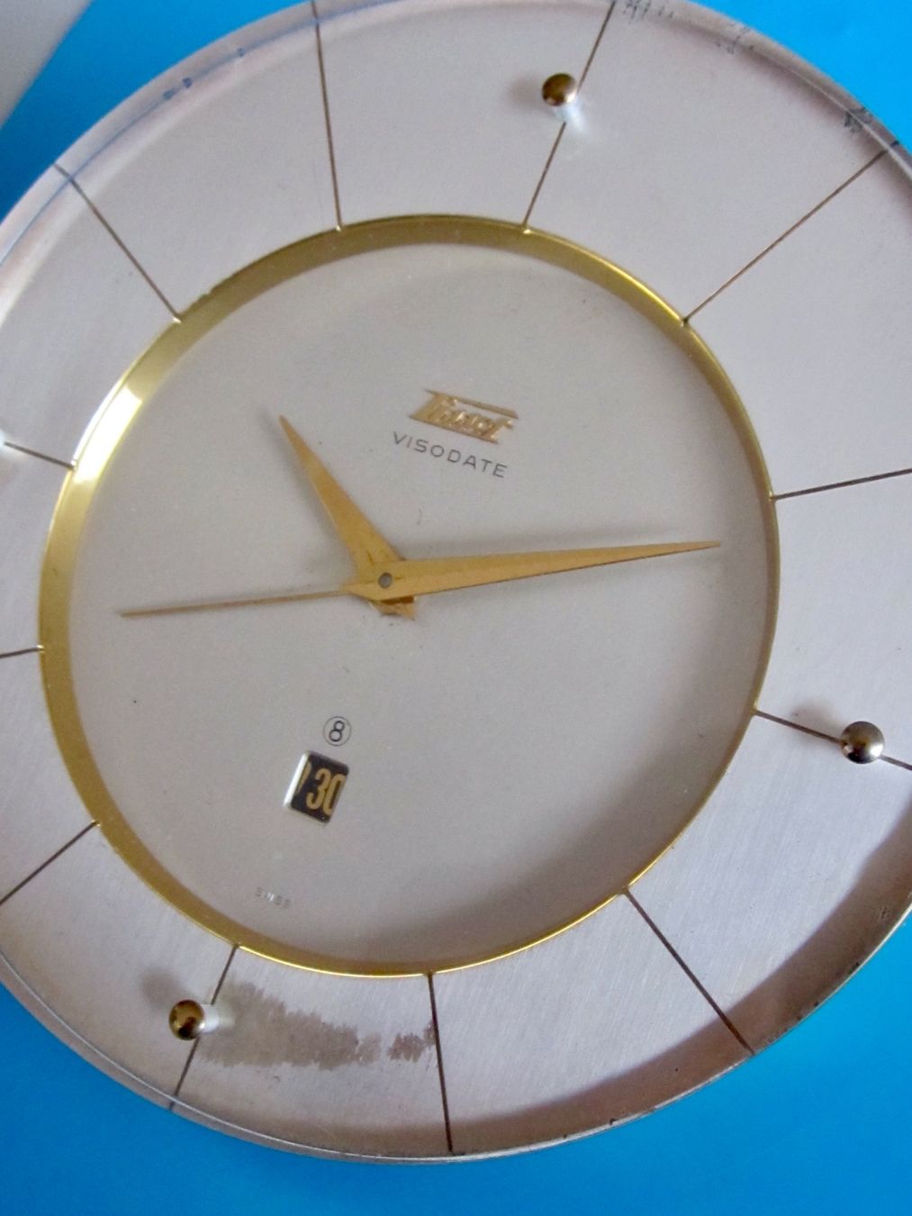 Tissot Orologi: TISSOT VISODATE - 8 Tage - 110x40mm – Usato da Massagno venduto da catbed 2