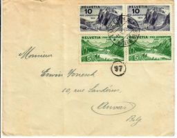 Brief, Luzern 1932 nach Belgien