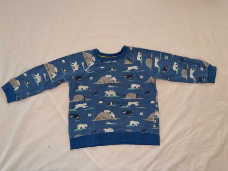 Frugi Pullover 110-116, 5-6 Jahre Pinguin, Eisbär, Orka