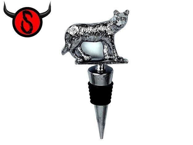 Apribottiglie & Tappi per chiusura: Weinverschluss - Wolf / Weinstopper – Nuovo e nell'imballaggio originale da Buchs SG venduto da Skullep