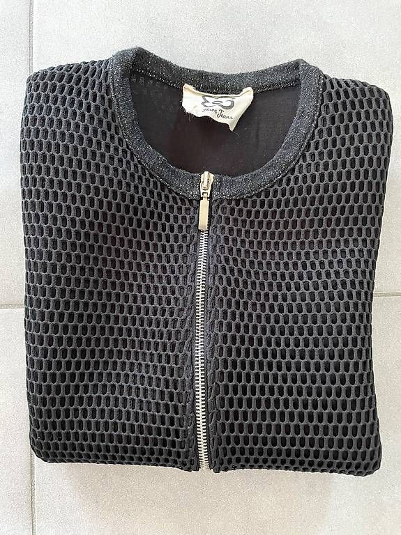 Giacche: Petit blouson noir bimatière taille S – Usato da Gilly venduto da FlorenceGill 4