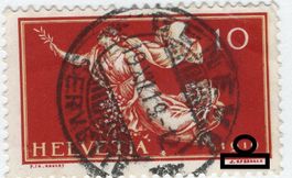 035b CH 1919 Franc. della pace/dif.