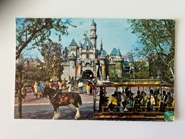 Vintage Postkarte von Disneyland Sleeping Beauty Castle 1977
