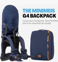 MINIMEIS G4 BACKPACK dark blue carrier bag