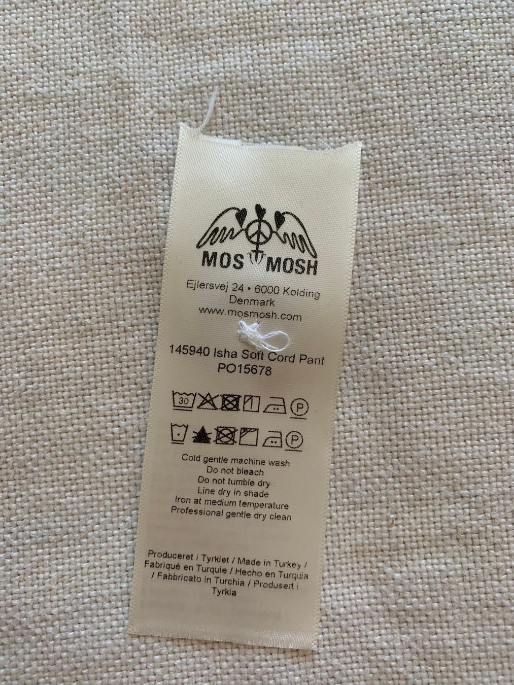 Mos mosh Pantaloni: MOS MOSH Hose Cord Camel Gr. 38 – Usato da Thun venduto da Crown7 5