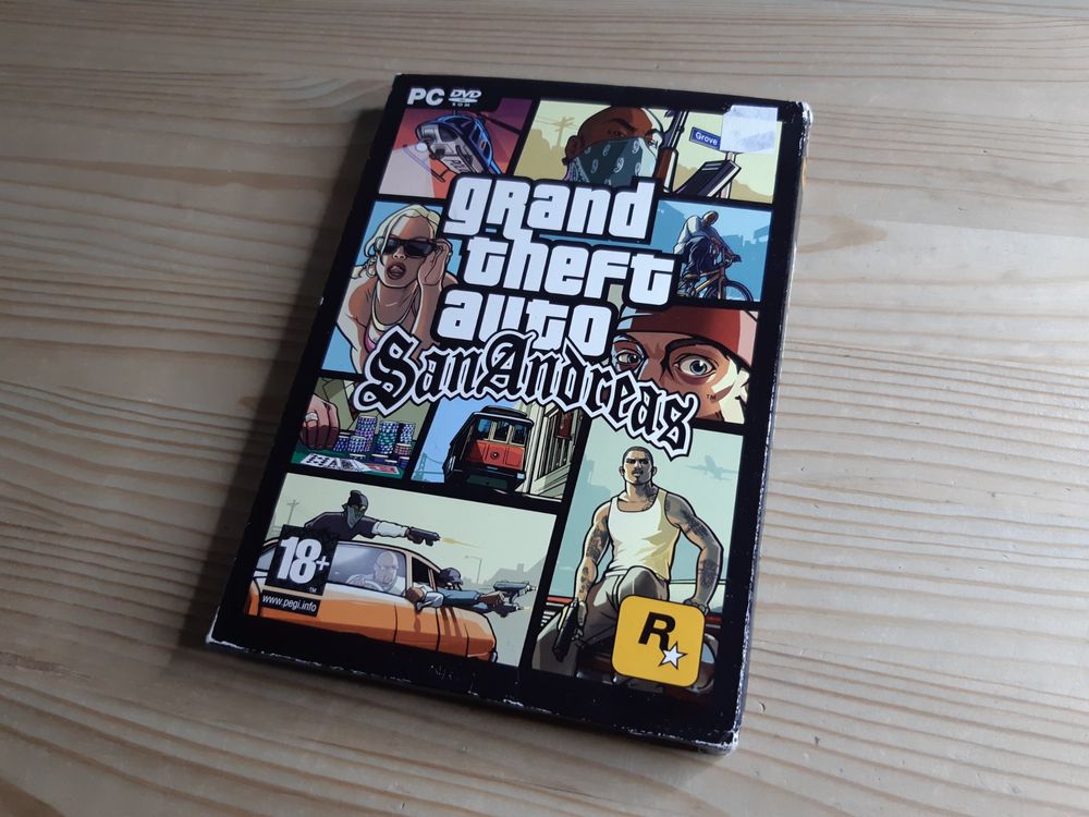 GTA San Andreas Sur Xbox - Complet, Bon état - Version PAL