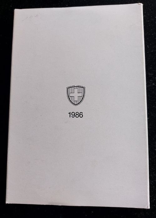 Tutti le monete: CH - Münzsatz 1986 pp – Nuovo (secondo la descrizione) da Arch venduto da moneyswiss