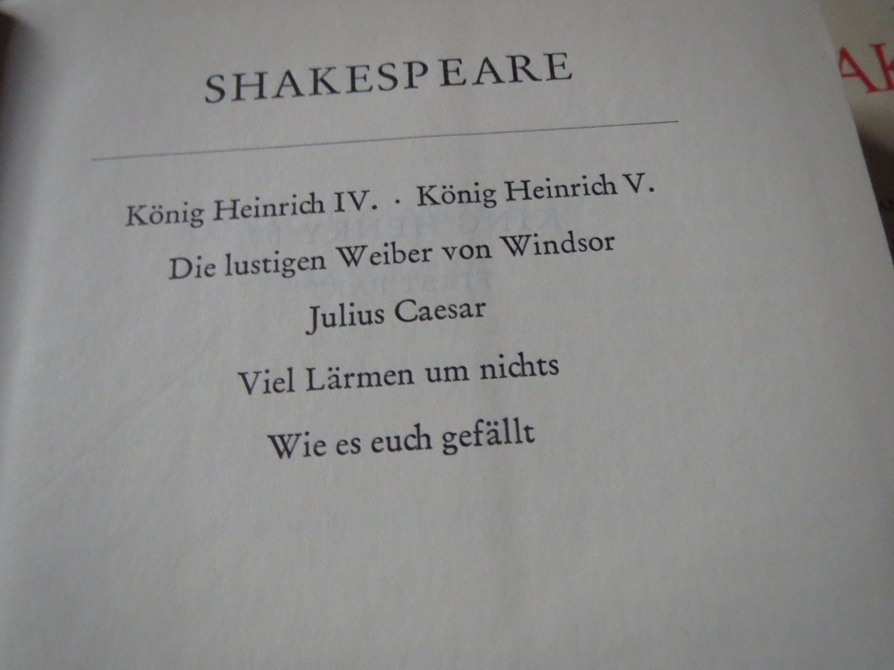 Bücher: SHAKESPEARE Bücher - Kollektion Deutsch + Englisch – Gebraucht aus Kiental von Anna8702 4