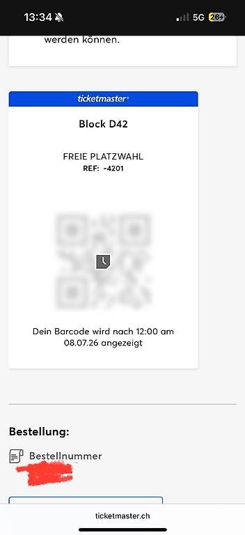 Biglietti: Openair Frauenfeld Camping D42 – Usato da Warth venduto da reb.0.64