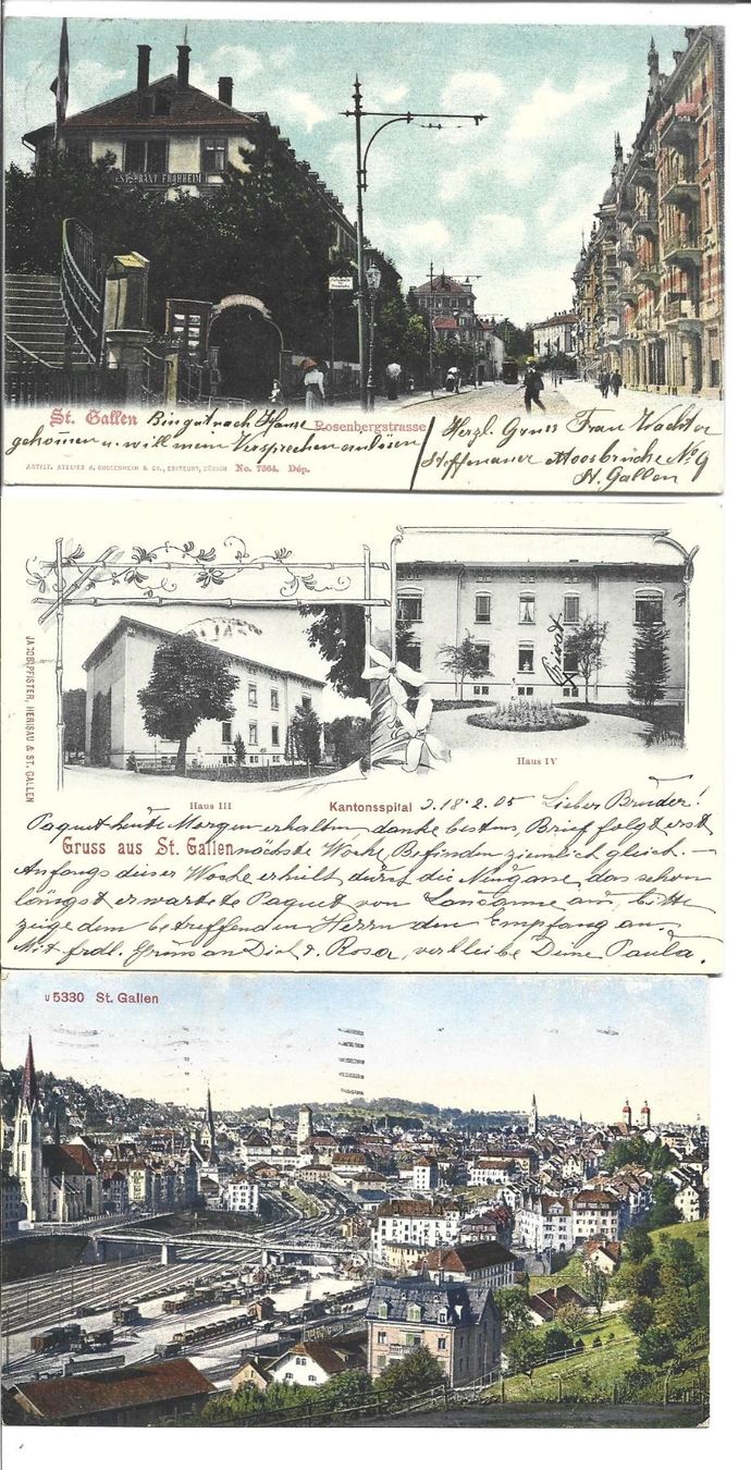 Ansichtskarten: AK  Sammlung St.Gallen – Gebraucht aus Appenzell von mai25 3
