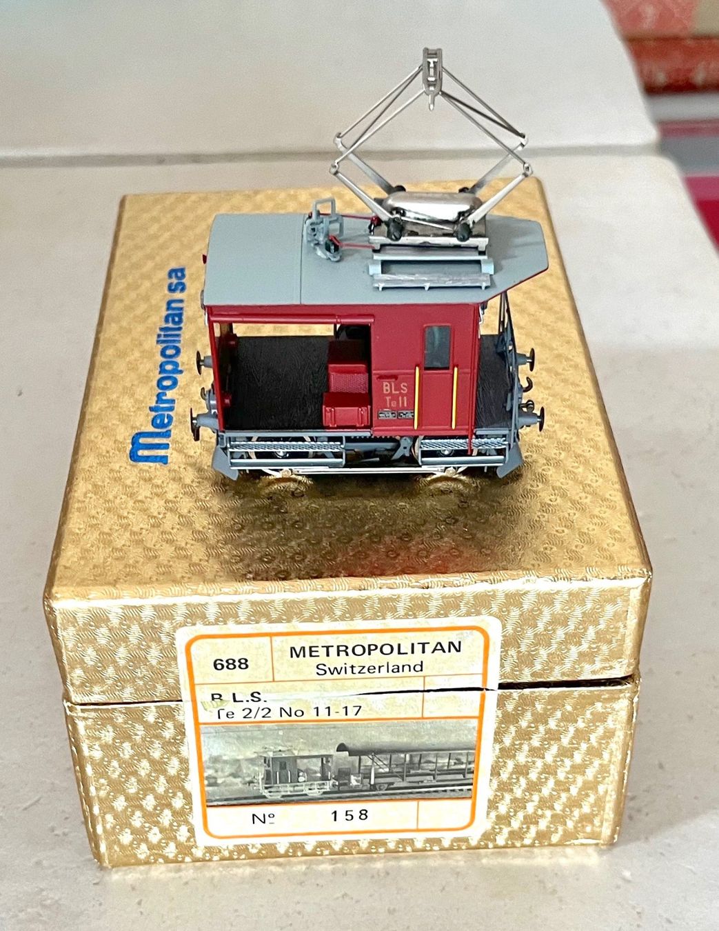 Metropolitan Modellini di ferrovie: Metropolitan BLS Te 2/2  H0 – Nuovo (secondo la descrizione) da Bleiken venduto da hbw45 1