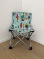 Kinderstuhl Faltbar mit Fischmotiv, gebraucht