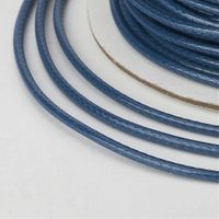 Polyesterschnur 0.5mm gewachst Marineblau 10m